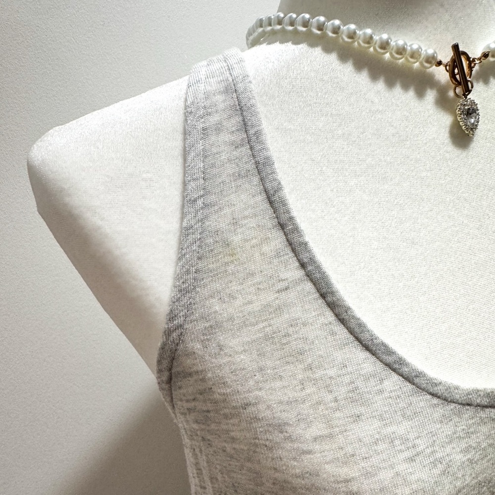 Splendid Light Gray Racerback Tank Top - Picture 5 of 7